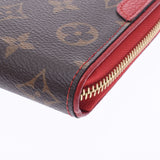 LOUIS Vuitton Louis Vuitton monogram zippy wallet retiree rosslees m61854 women's monogram canvas long wallet a-rank used silver stock