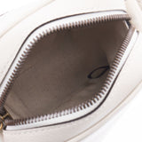 GUCCI Gucci Weaving Line Logo Print Ivory Antique Gold Gold Bracket 574803 Unisex Leather Shoulder Bag A Rank used Ginzo