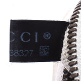 GUCCI Gucci Weaving Line Logo Print Ivory Antique Gold Gold Bracket 574803 Unisex Leather Shoulder Bag A Rank used Ginzo