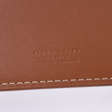 Goyard Goyar Black Black/Tea MuniseX PVC/Leather Bi -fold Wallet AB级使用Ginzo