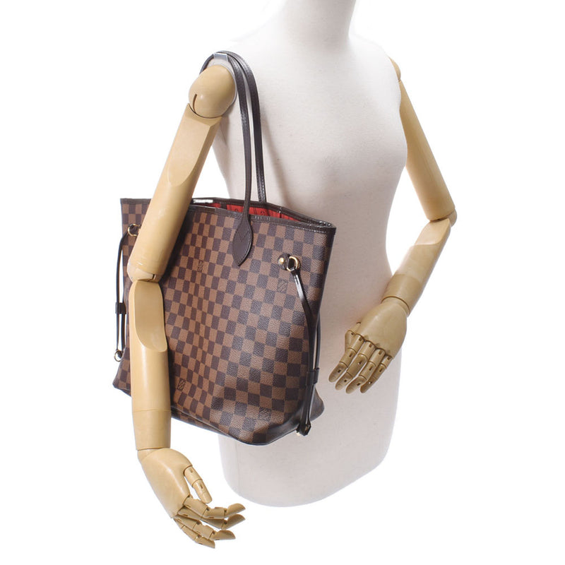 Louis Vuitton Louis Vuitton Damie Never Full MM Old Brown N51105 Women's Dumie Campba Tote Bag B Rank Used Silgrin