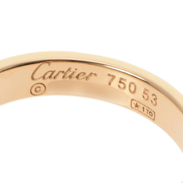 Cartier Cartier Mini Labling #53 12.5 Ladies K18YG Ring / Ring A Rank used Ginzo