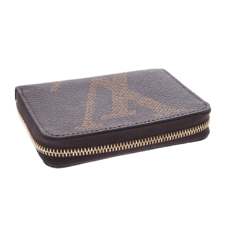 ルイヴィトンジャイアント ジッピーコインパース 14145 ブラウン ユニ