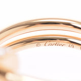 Cartier Cartier Juost踝关节＃49 9女士K18YG/Diamond Ring/Ring A Rank二手Ginzo