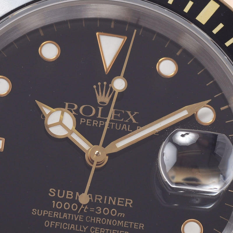 ROLEX ロレックス サブマリーナ 黒ベゼル 16613 メンズ SS/YG 腕時計 自動巻き 黒文字盤 Aランク 中古 銀蔵