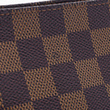 Louis Vuitton Louis Vuitton Damier Navona Brown N51983 Women's Dumie Campbus Accessory Pouch A-Rank Used Silgrin