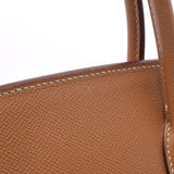 Hermes Hermes Burkin 35 Natural Silver Brackets Unknown Unisex Voepson Handbag B Rank Used Silgrin