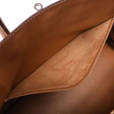 Hermes Hermes Burkin 35 Natural Silver Brackets Unknown Unisex Voepson Handbag B Rank Used Silgrin