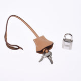 Hermes Hermes Burkin 35 Natural Silver Brackets Unknown Unisex Voepson Handbag B Rank Used Silgrin