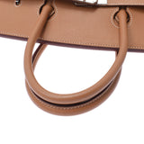Hermes Hermes Burkin 35 Natural Silver Brackets Unknown Unisex Voepson Handbag B Rank Used Silgrin