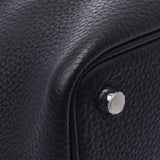 Hermes Hermes Picon Lock PM黑色银色支架C刻（2018年左右）女士Triyo克莱默克莱州手提包新Sanko