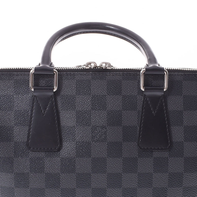 LOUIS VUITTON Louis Vuitton Damier Graphit PDJ NM 2way Bag Black N48244 Men's Damier Graphit Canvas Business Bag B Rank Used Ginzo