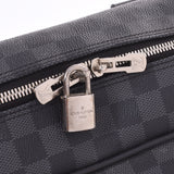 LOUIS VUITTON Louis Vuitton Damier Graphit Ikar 2WAY Black/Gray N23253 Men's Damier Graphit Canvas Business Bag AB Rank Used Ginzo