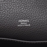 Hermes Hermes Good News GM石墨银支架□L处理（大约2008年）UniSEX Triyo钢铁单肩包AB排名使用Silgrin