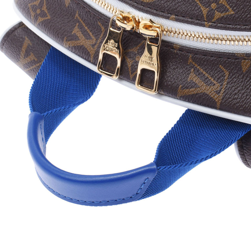 Louis Vuitton Backpack NV NBA 14145 Brown / White / Blue Men's
