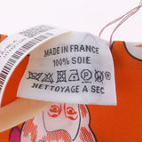 Hermes Hermes Twilley Dress Code / Hermes Dress Code Orange Women Silk 100% Scarf New Sinkjo