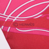 HERMES エルメス ツイリー エクスリブリス/Ex-Libris ピンク レディース シルク100％ スカーフ 新品 銀蔵