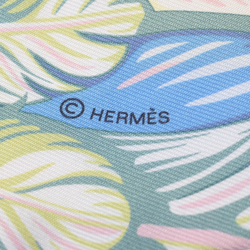 Hermes Hermes Twilley Dance Pacific / Dance Pacifique Blue / Pink / Yellow Women's Silk 100% Scarf New Sinkjo