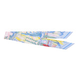 Hermes Hermes Twilley Dance Pacific / Dance Pacifique Blue / Pink / Yellow Women's Silk 100% Scarf New Sinkjo