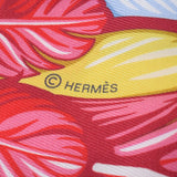 Hermes Hermes Twilee Dance Pacific / Dance Pacifique Pink / Yellow Women Silk 100% Scarf New Sinkjo