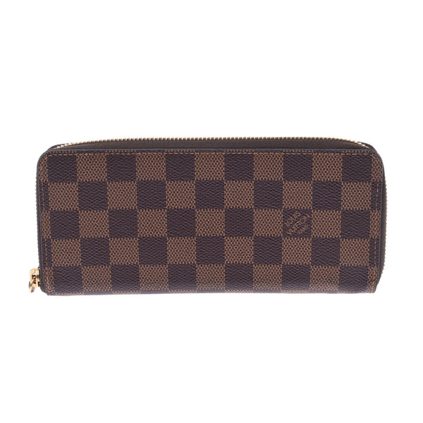 Louis Vuitton Louis Vuitton Damier Portfoille Clemance Rose Balleline N41626 Women's Dumie Campbus Long Wallet A-Rank Used Silgrin