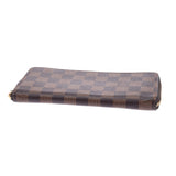 Louis Vuitton Louis Vuitton Damier Portfoille Clemance Rose Balleline N41626 Women's Dumie Campbus Long Wallet A-Rank Used Silgrin