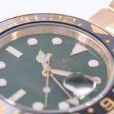 [Cash special price] ROLEX Rolex GMT Master 2 Stick Dial 116718LN Men YG Watch Automatic Green Dial A Rank used Ginzo