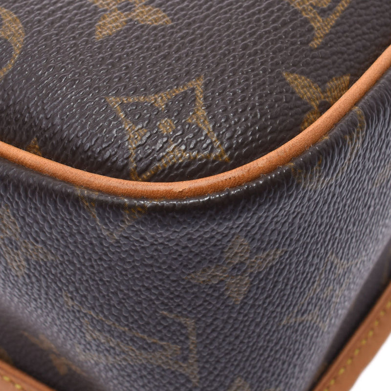 LOUIS VUITTON Louis Vuitton Monogram Sologne Brown M42250 Unisex Monogram Canvas Shoulder Bag AB Rank Used Ginzo