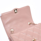 CHANEL Chanel Matrasse Chain Shoulder Pink Gold Bracket Ladies Calf Shoulder Bag A Rank used Ginzo
