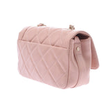 CHANEL Chanel Matrasse Chain Shoulder Pink Gold Bracket Ladies Calf Shoulder Bag A Rank used Ginzo