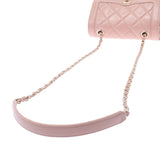 CHANEL Chanel Matrasse Chain Shoulder Pink Gold Bracket Ladies Calf Shoulder Bag A Rank used Ginzo