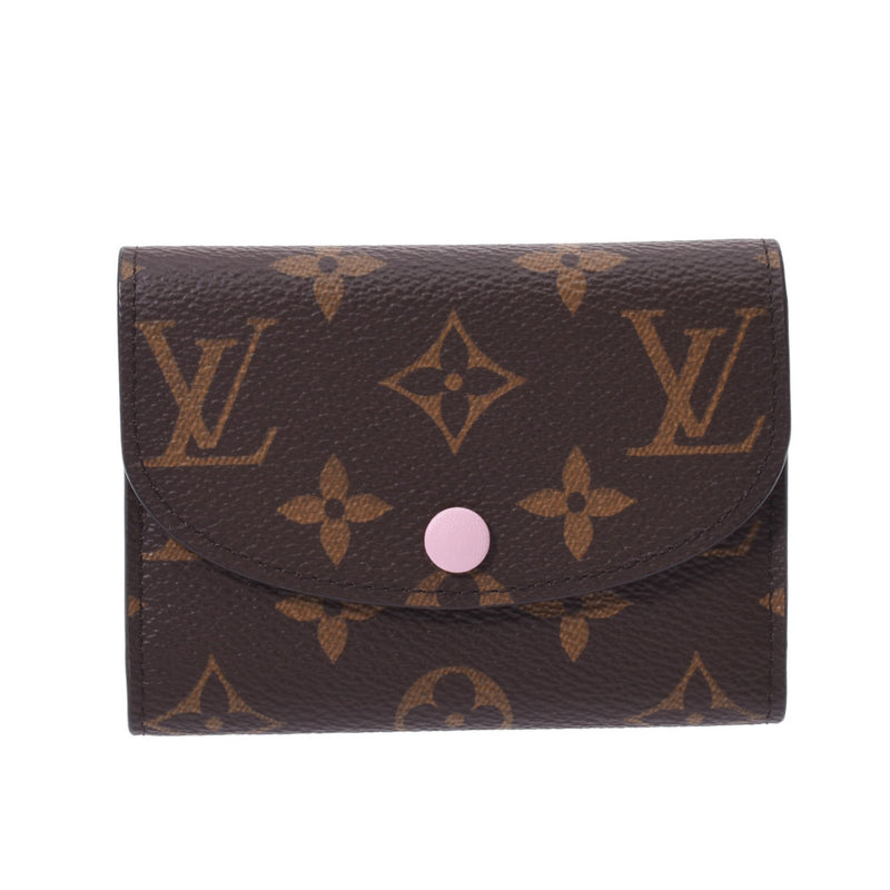 LOUIS VUITTON Louis Vuitton Monogram Porto Monet Rosari Rose Ballerine M62361 Ladies Monogram Canvas Coin Case Unused Ginzo