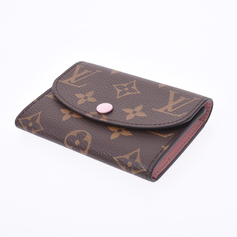 LOUIS VUITTON Louis Vuitton Monogram Porto Monet Rosari Rose Ballerine M62361 Ladies Monogram Canvas Coin Case Unused Ginzo