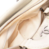 香奈儿香奈儿（Chanel Chanel Chanel）野生针迹象牙银支a33045女士鱼子酱皮肤手提包B等级用ginzo