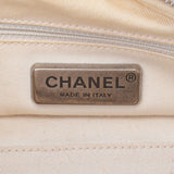 香奈儿香奈儿（Chanel Chanel Chanel）野生针迹象牙银支a33045女士鱼子酱皮肤手提包B等级用ginzo