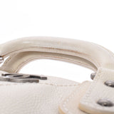 香奈儿香奈儿（Chanel Chanel Chanel）野生针迹象牙银支a33045女士鱼子酱皮肤手提包B等级用ginzo