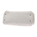 香奈儿香奈儿（Chanel Chanel Chanel）野生针迹象牙银支a33045女士鱼子酱皮肤手提包B等级用ginzo