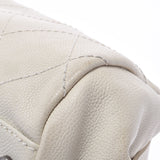 香奈儿香奈儿（Chanel Chanel Chanel）野生针迹象牙银支a33045女士鱼子酱皮肤手提包B等级用ginzo