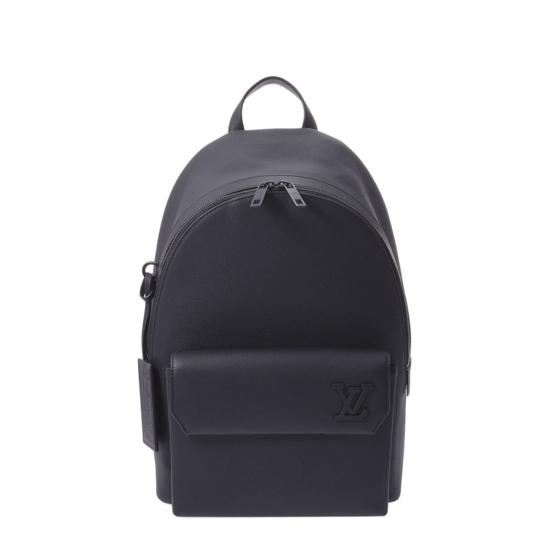 路易威登（Louis Vuitton）路易·威登（Louis Vuitton）背包NV Noir（黑色）M57079男士谷物皮革背包炸弹新二手Ginzo
