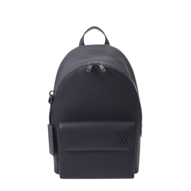 LOUIS VUITTON ルイヴィトン バックパック NV ノワール(黒) M57079 メンズ グレインレザー リュック・デイパック 新同 中古 銀蔵