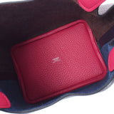 HERMES エルメス ピコタンロック PM カザック2 ブルーニュイ/ルージュセリエ/フランボワーズ Z刻印(2020年頃) レディース トリヨンクレマンス ハンドバッグ 新品 銀蔵