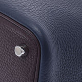 HERMES エルメス ピコタンロック PM カザック2 ブルーニュイ/ルージュセリエ/フランボワーズ Z刻印(2020年頃) レディース トリヨンクレマンス ハンドバッグ 新品 銀蔵