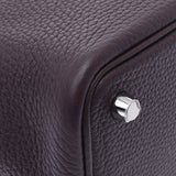 HERMES エルメス ピコタンロック PM カザック2 ブルーニュイ/ルージュセリエ/フランボワーズ Z刻印(2020年頃) レディース トリヨンクレマンス ハンドバッグ 新品 銀蔵