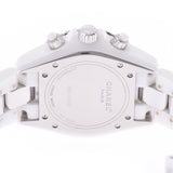 CHANEL Chanel J12 Chrono 41mm Bezel Breath Diamond H1707 Men's White Ceramic/SS Watch Automatic White Dial A Rank Used Ginzo