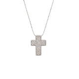 其他十字架项链中的k18wg/钻石项链
