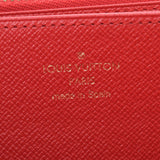 LOUIS VUITTON Louis Vuitton Monogram Denim Zippy Wallet Patchwork Blue x Red M44938 Ladies Denim Long Wallet AB Rank Used Ginzo