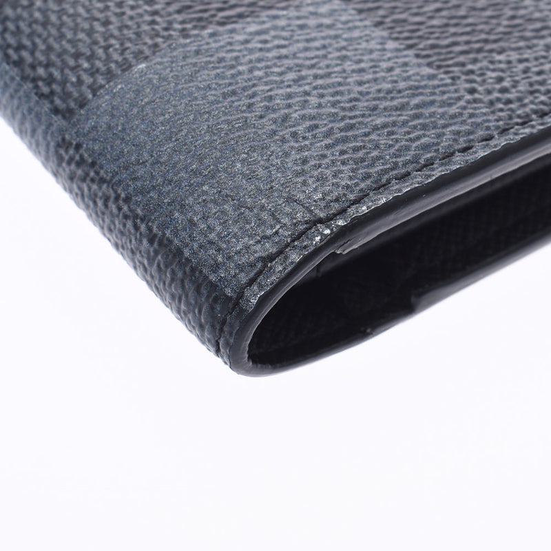 路易·威登（Louis Vuitton）达米尔（Damier）石墨巨头Portofoyle Blazer Bron N40415长钱包级别使用Ginzo