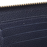 路易威顿路易·维顿（Louis Vuitton）路易威登（Louis Vuitton）会标agplant Zippy Wallet Marine Louge M62121女士皮革皮革长钱包B等级二手Ginzo