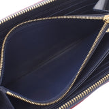 路易威顿路易·维顿（Louis Vuitton）路易威登（Louis Vuitton）会标agplant Zippy Wallet Marine Louge M62121女士皮革皮革长钱包B等级二手Ginzo