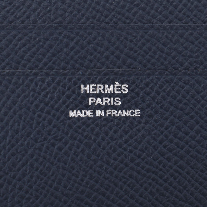 Hermes Hermes Citizen Twill Compact Blue Indigo Y Champion（大约2020年）男士Epson钱包A-Rank使用了Silgrin
